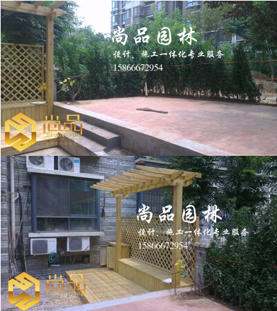 公司案例：上?；▓@一樓庭院施工